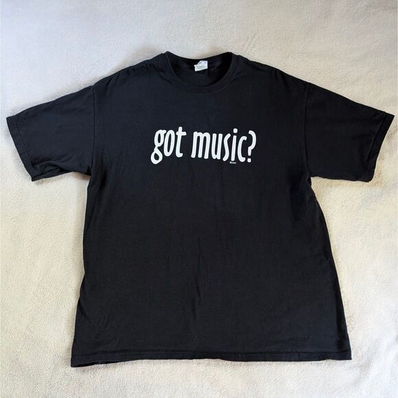 Vintage Got Milk Parody T-Shirt Men's Unisex Large Black Music Band Y2K - Picture 3 of 6
